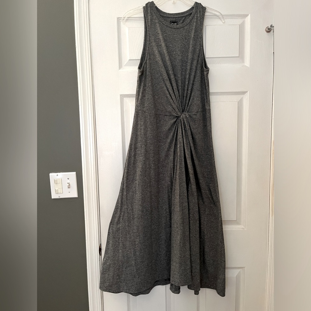 GAP midi cotton blend dress